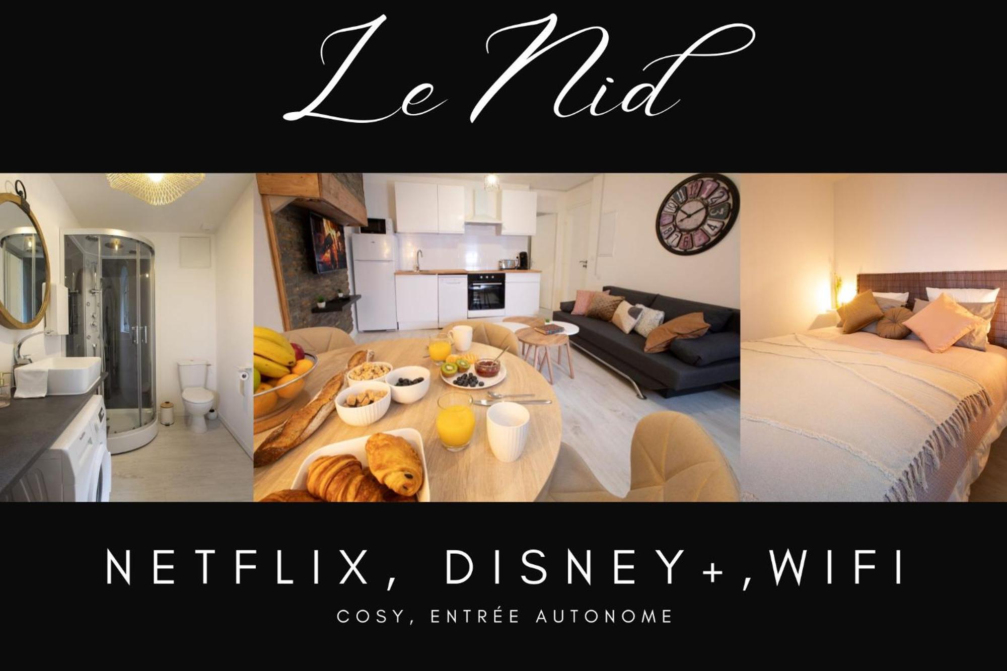 Le Nid 3 Etoiles Wifi, Netflix, Disney, Coeur De Bastide Villefranche-de-Rouergue Esterno foto
